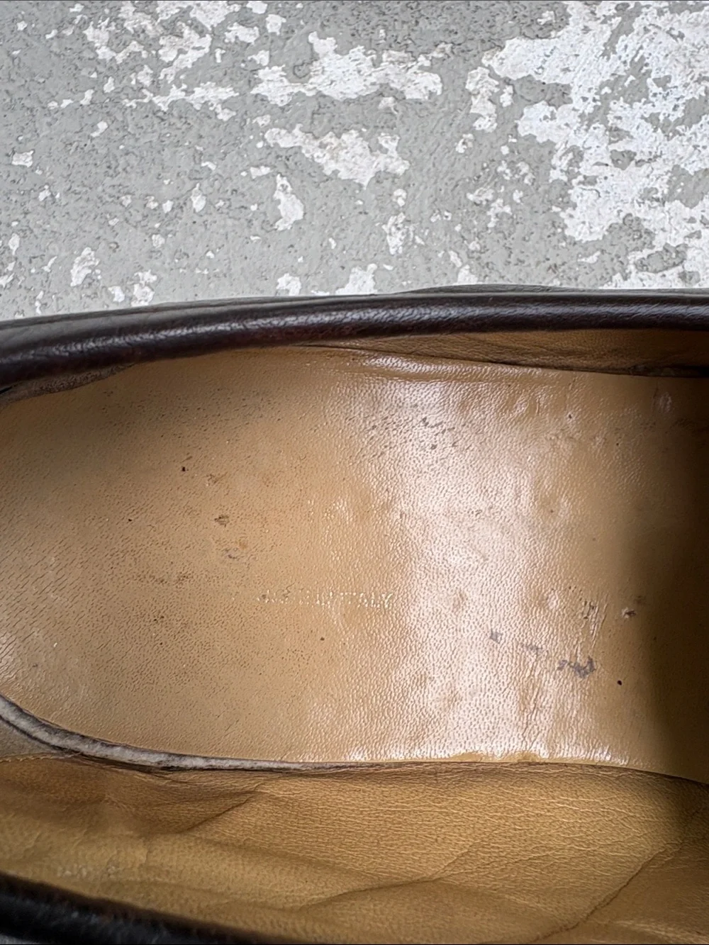 Vintage Gucci horse pit loafers